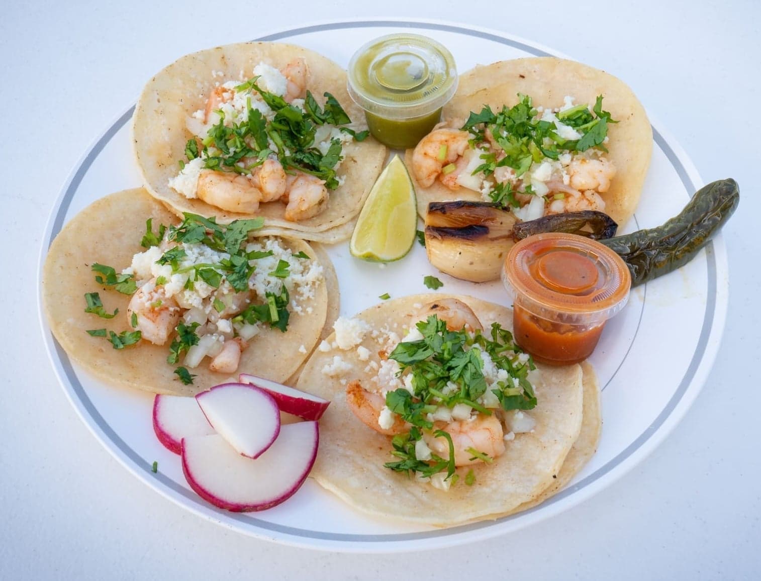 4 Shrimp Tacos